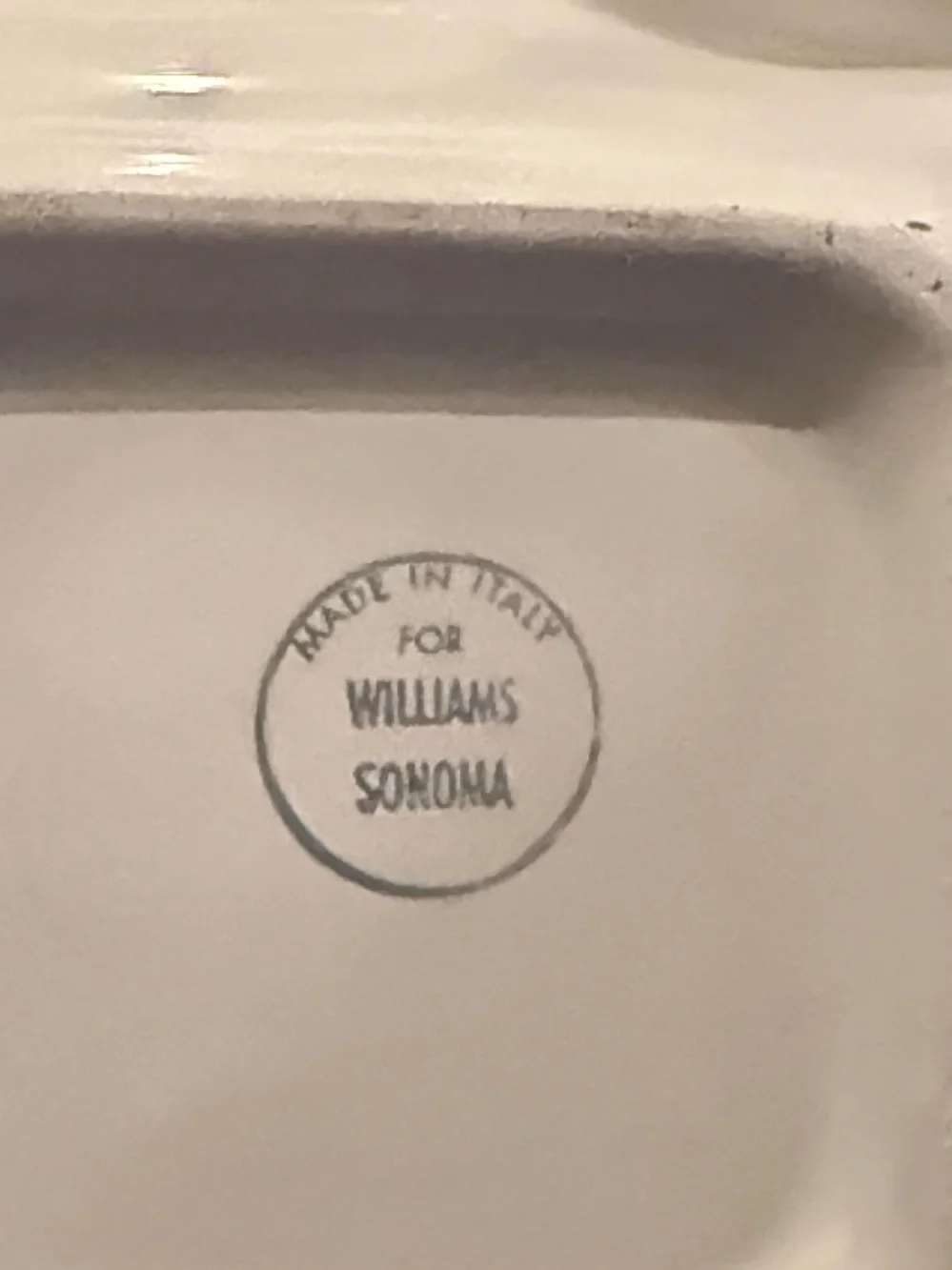 Williams Sonoma White Ceramic Serving Dish Set
